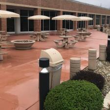 Outside-patio-Cleaning-DMH-Hospital-Decatur-IL 1