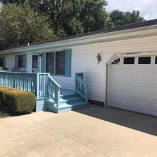 Power washing deck painting